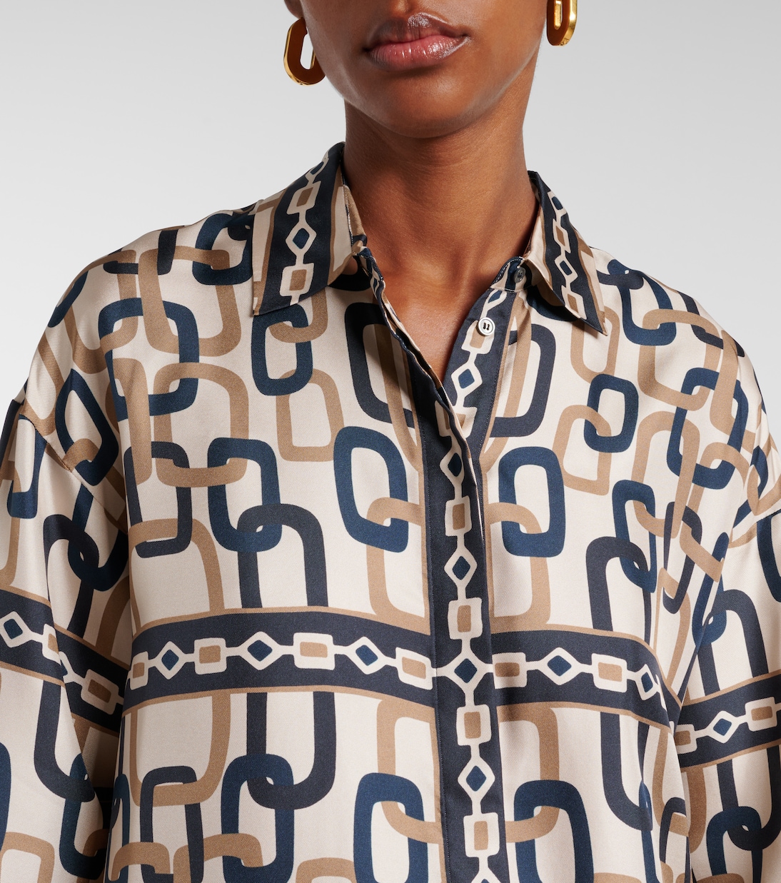 Chemise Adria imprimée en soie | 'S Max Mara