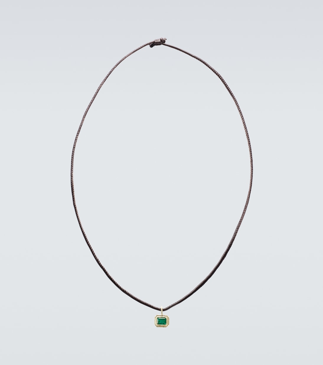 Collier en or 18 ct et émeraude | Octavia Elizabeth