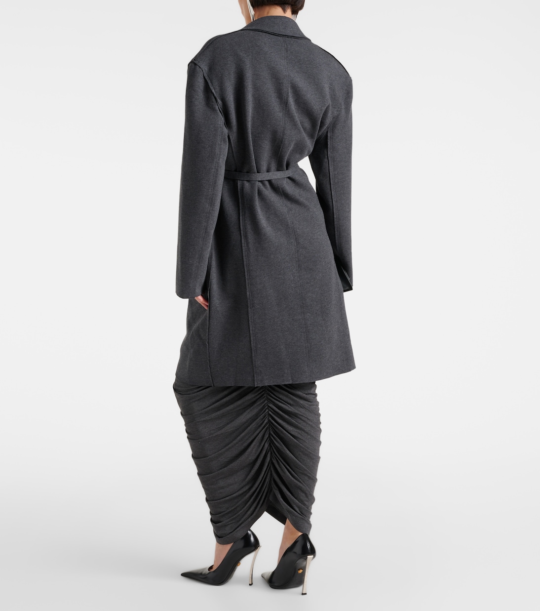 Abrigo oversized de mezcla de algodón | Norma Kamali