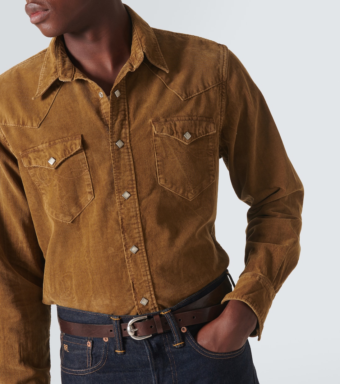 Hemd Buffalo West aus Baumwoll-Cord | RRL
