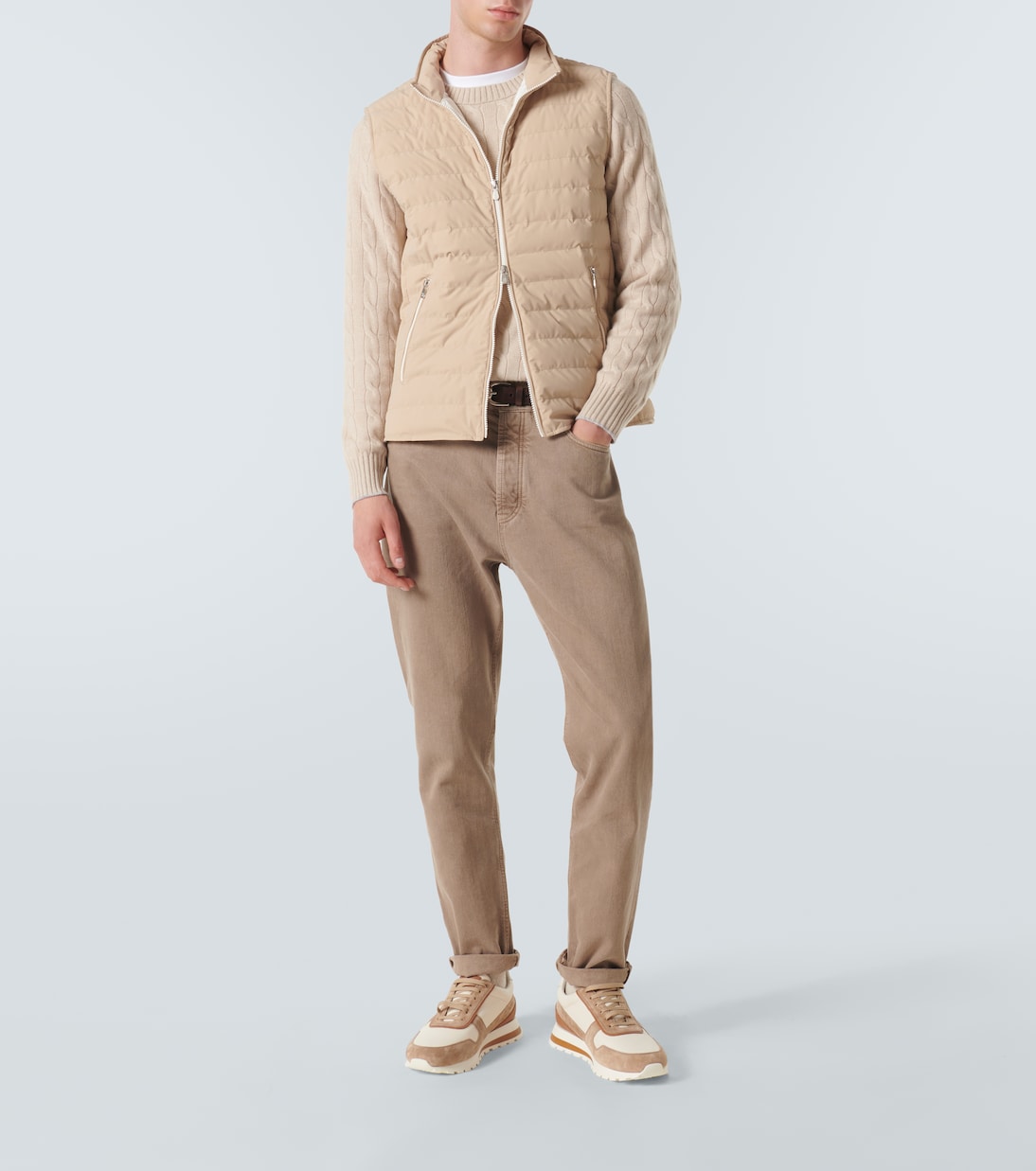 Leather sneakers | Brunello Cucinelli