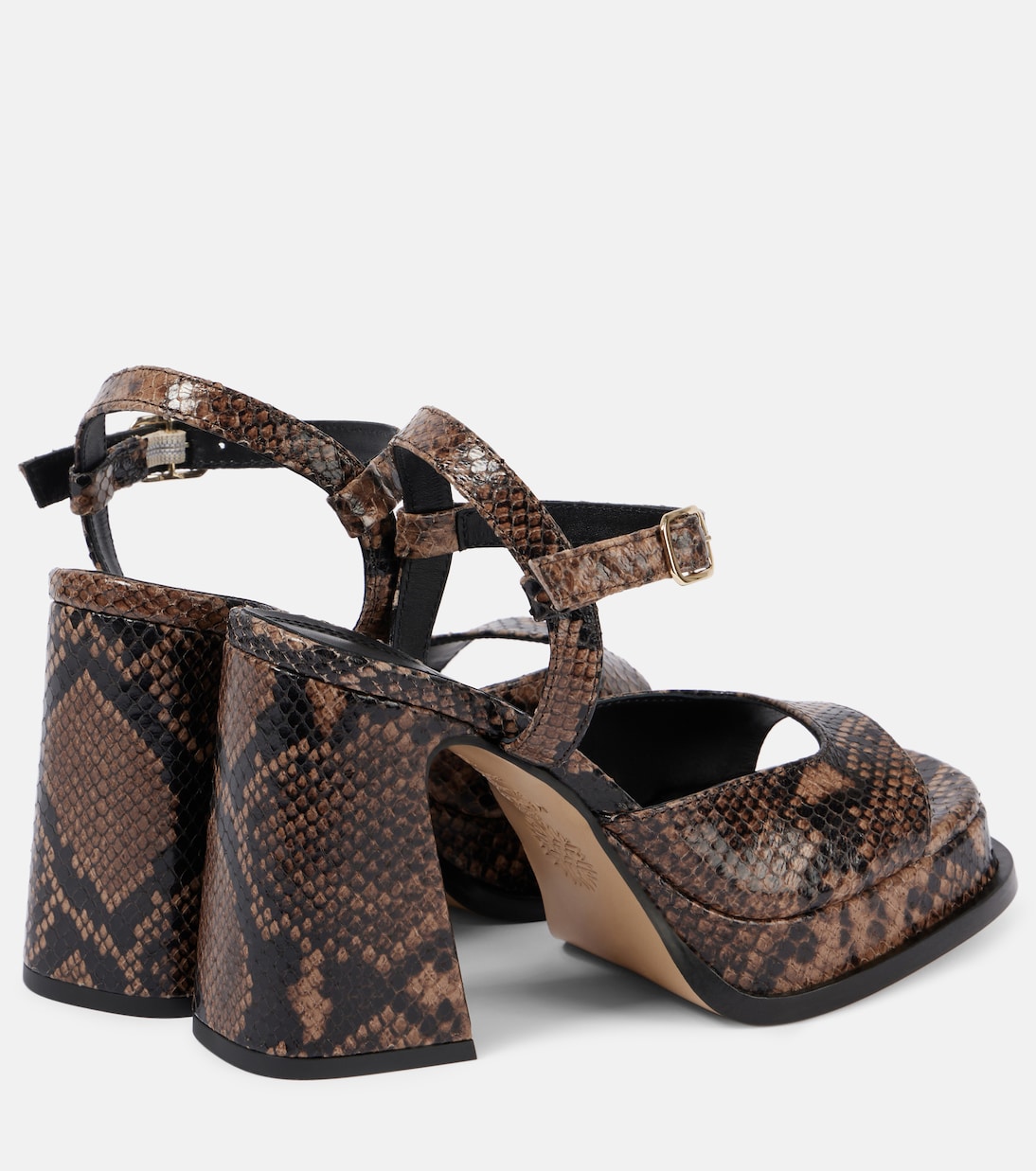 Gracia leather platform sandals | Souliers Martinez