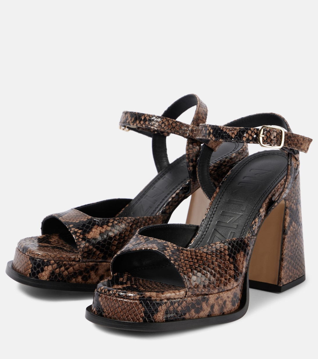 Gracia leather platform sandals | Souliers Martinez
