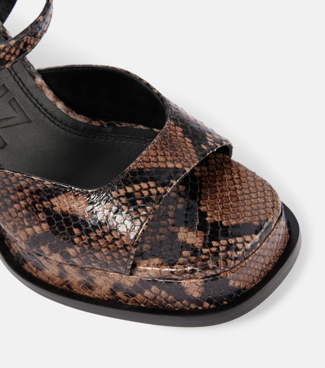 Gracia leather platform sandals | Souliers Martinez