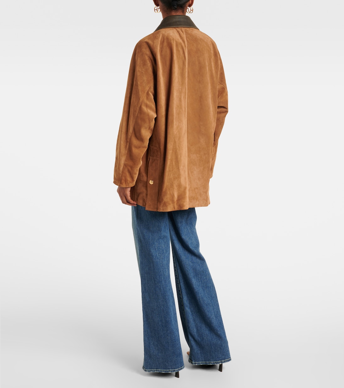 Kedem leather-trimmed suede jacket | Nili Lotan
