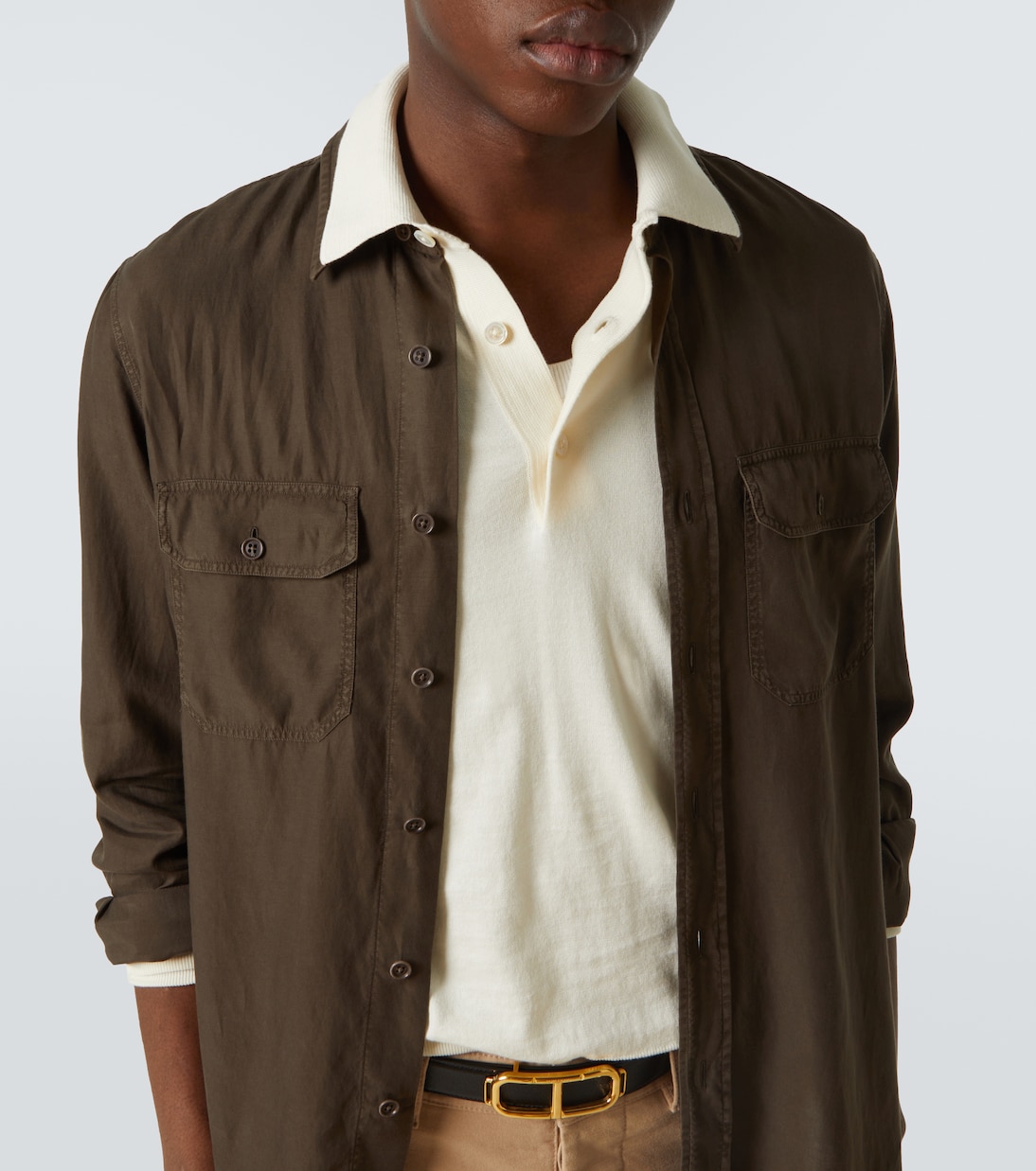 Hemdjacke aus Twill | Tom Ford