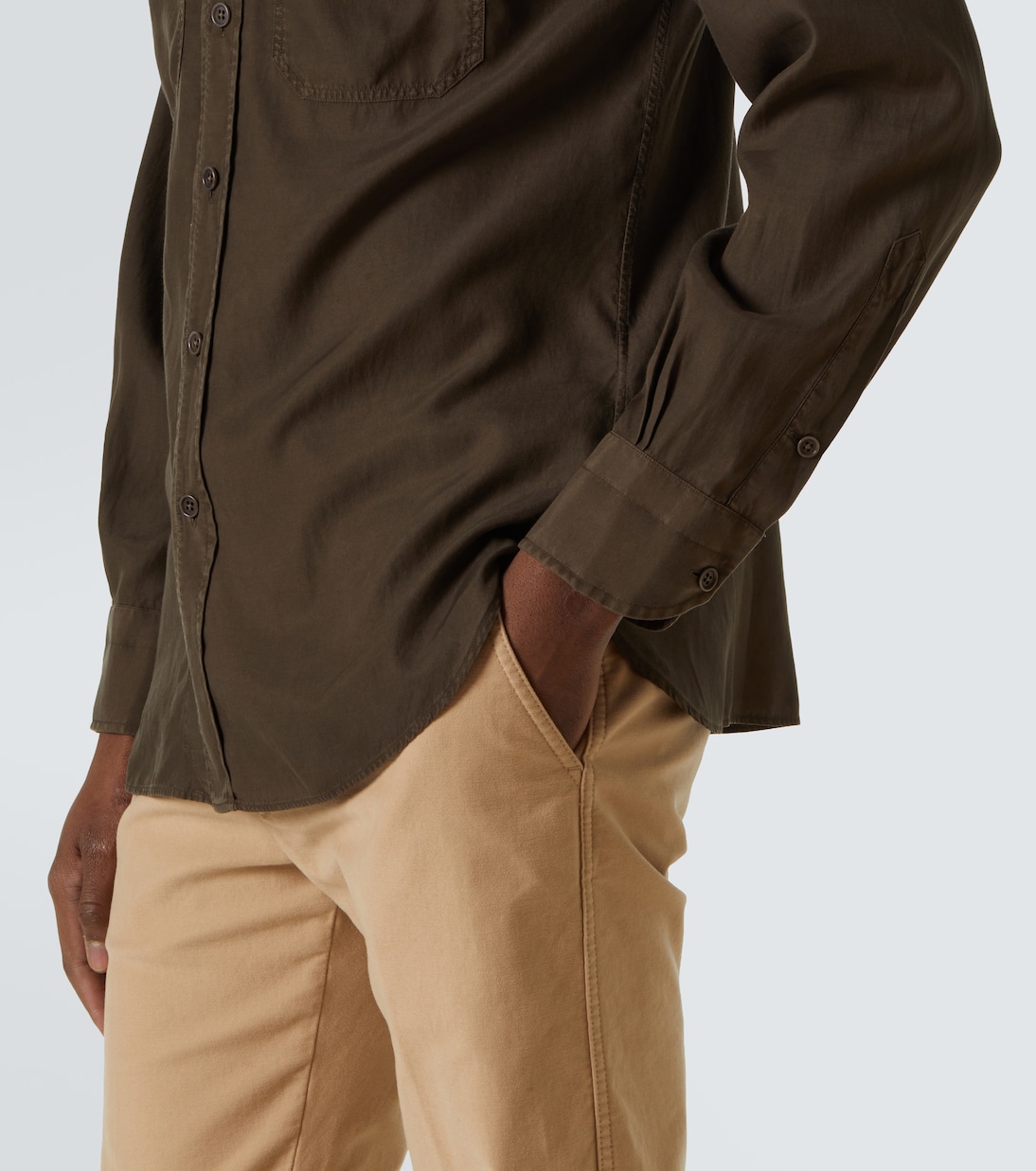 Hemdjacke aus Twill | Tom Ford