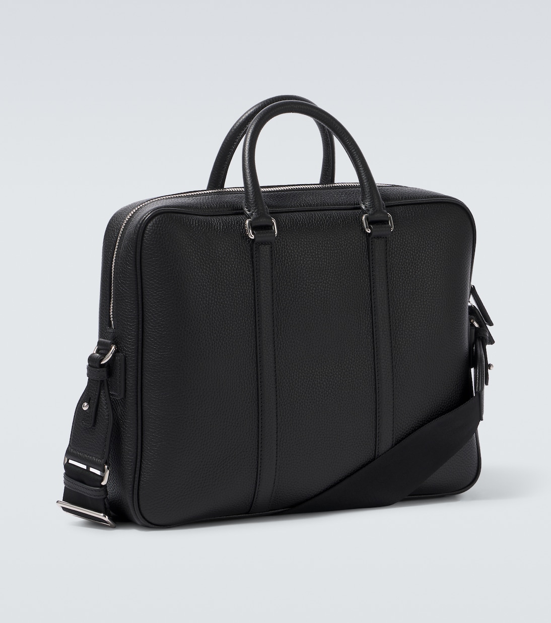 Aktentasche Web Stripe Medium aus Leder | Gucci