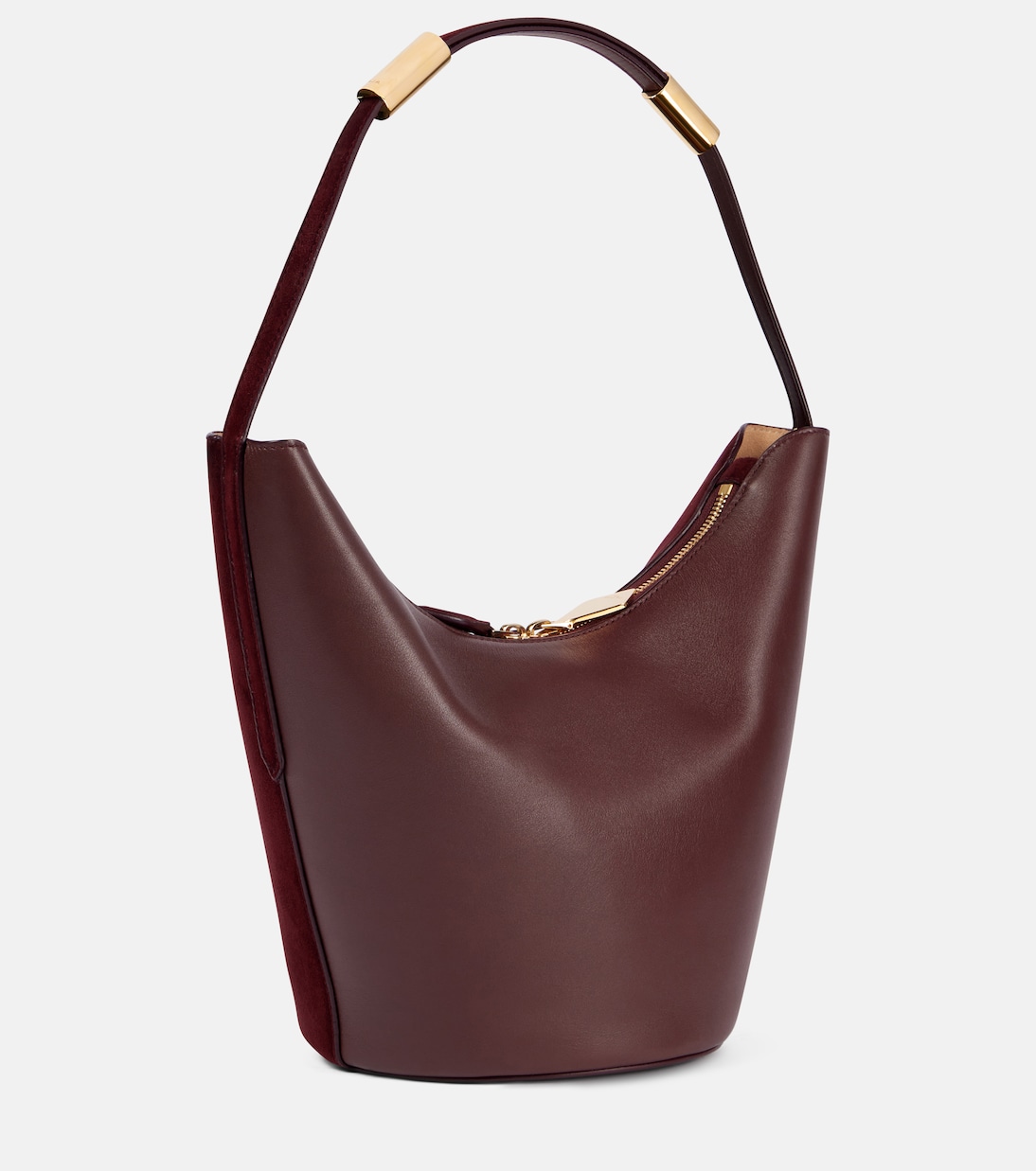 Secchiello Shape Small in suede e pelle | Alaïa