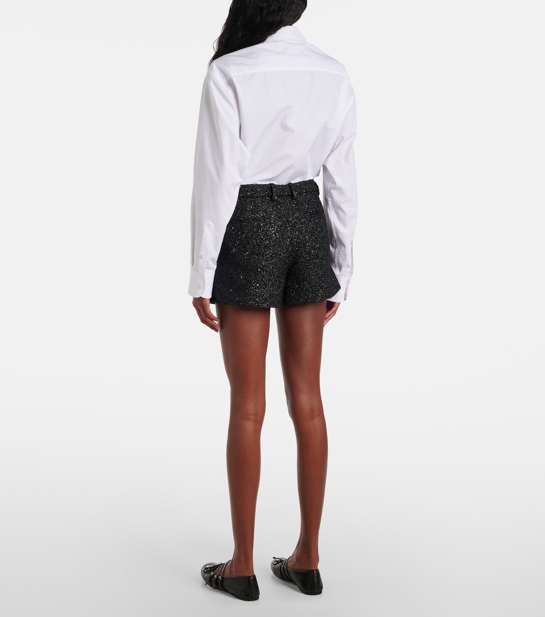 Gucci tweed shorts top