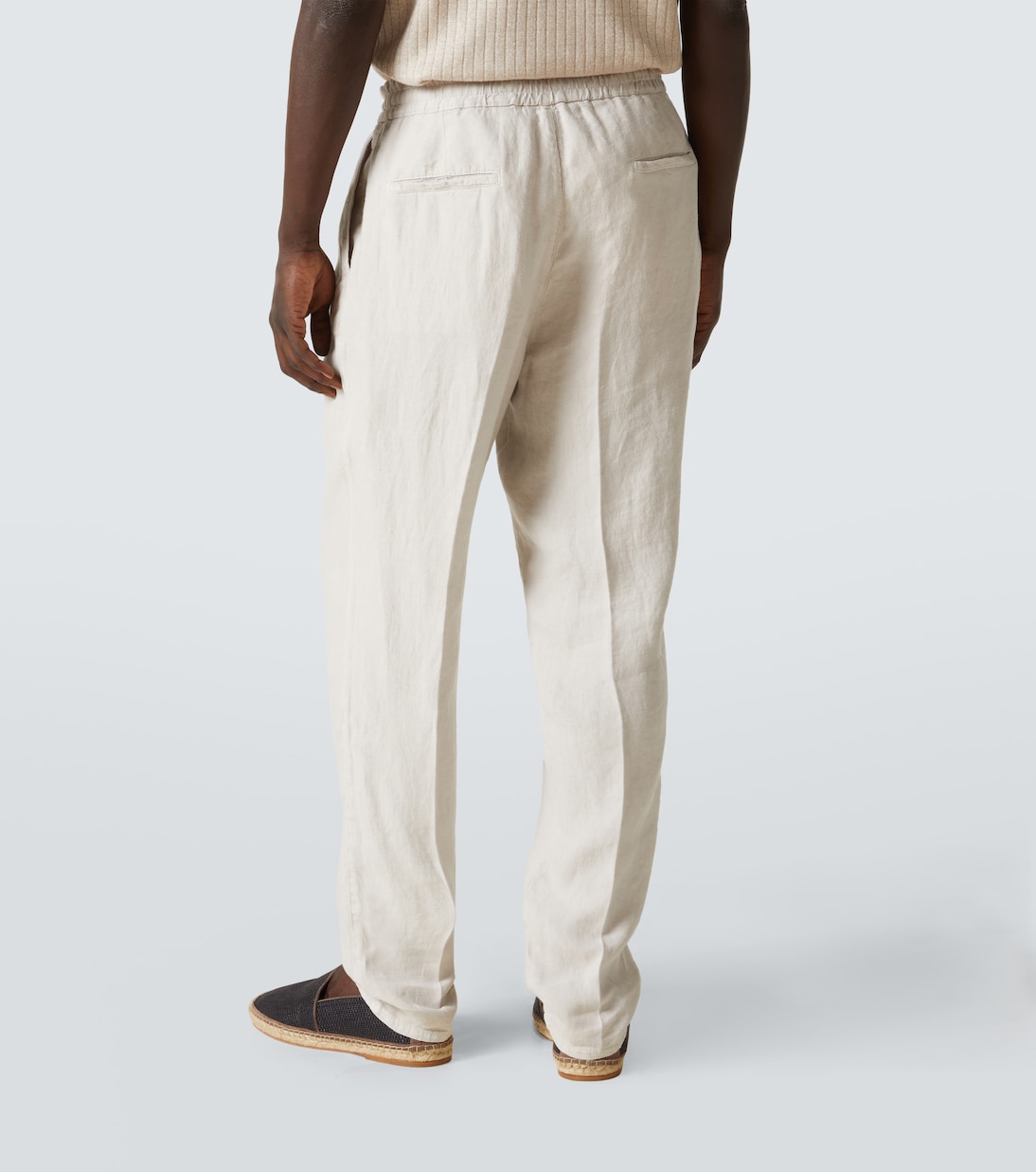 Pantaloni regular in lino | Brunello Cucinelli