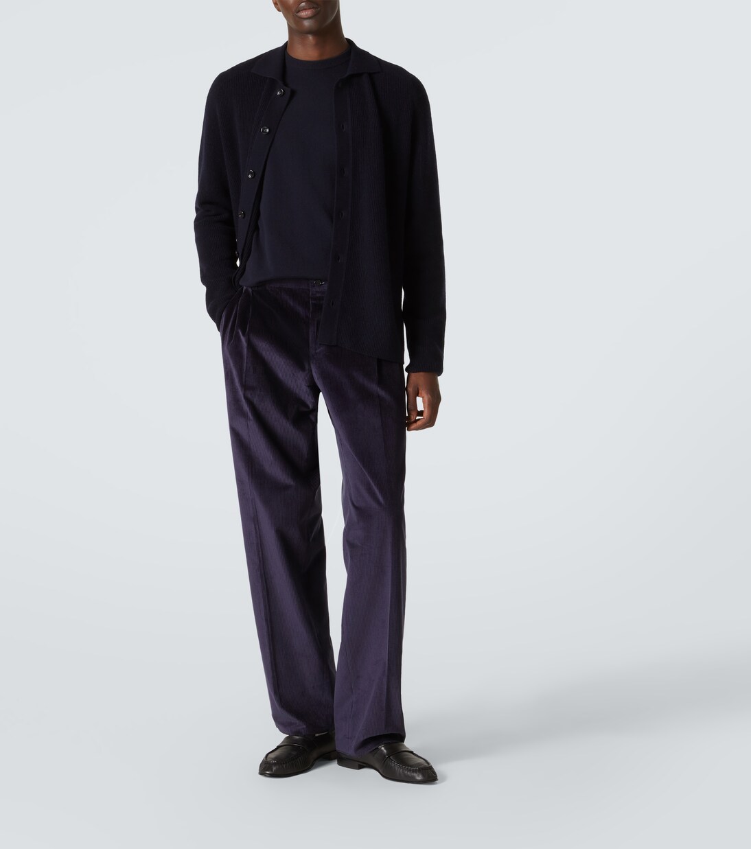 Cardigan in cotone e cashmere | Allude