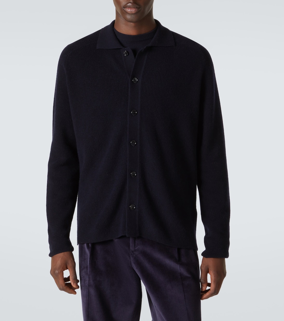 Cardigan in cotone e cashmere | Allude