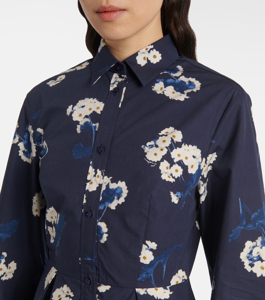 Abito chemisier in cotone | Erdem