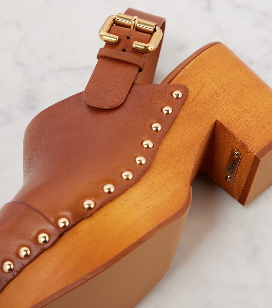Scarpe in pelle con zeppa CHLOÉ Jeannette per uno stile giovane e trendy