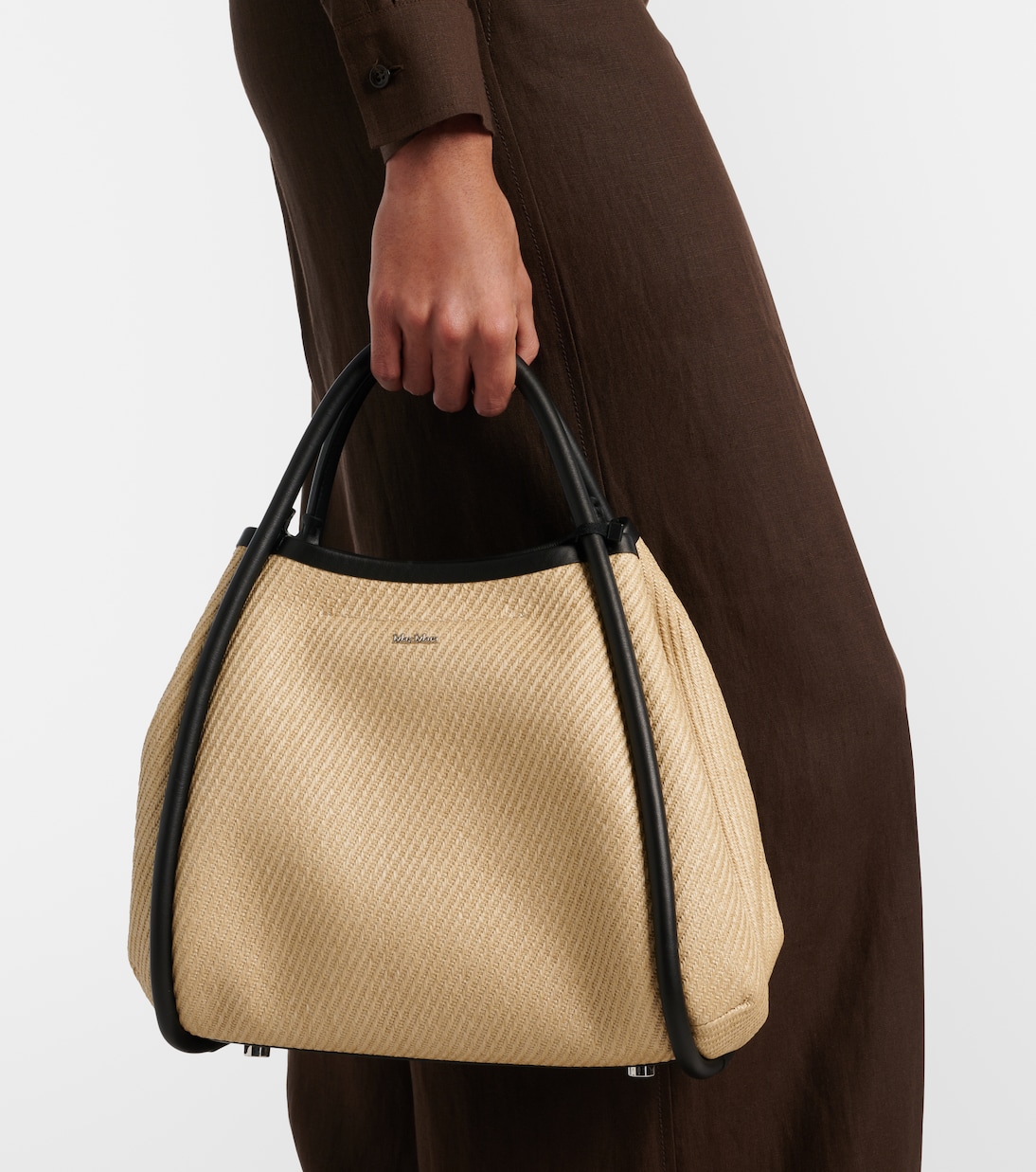Tote Marine Small mit Leder | Max Mara