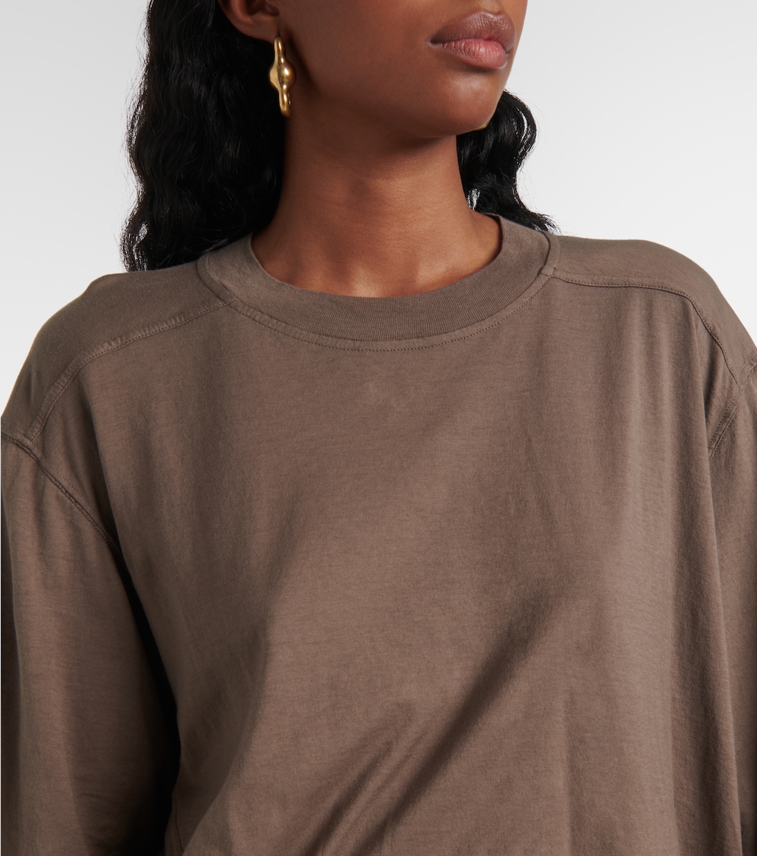 T-shirt Walrus in jersey di cotone | Rick Owens