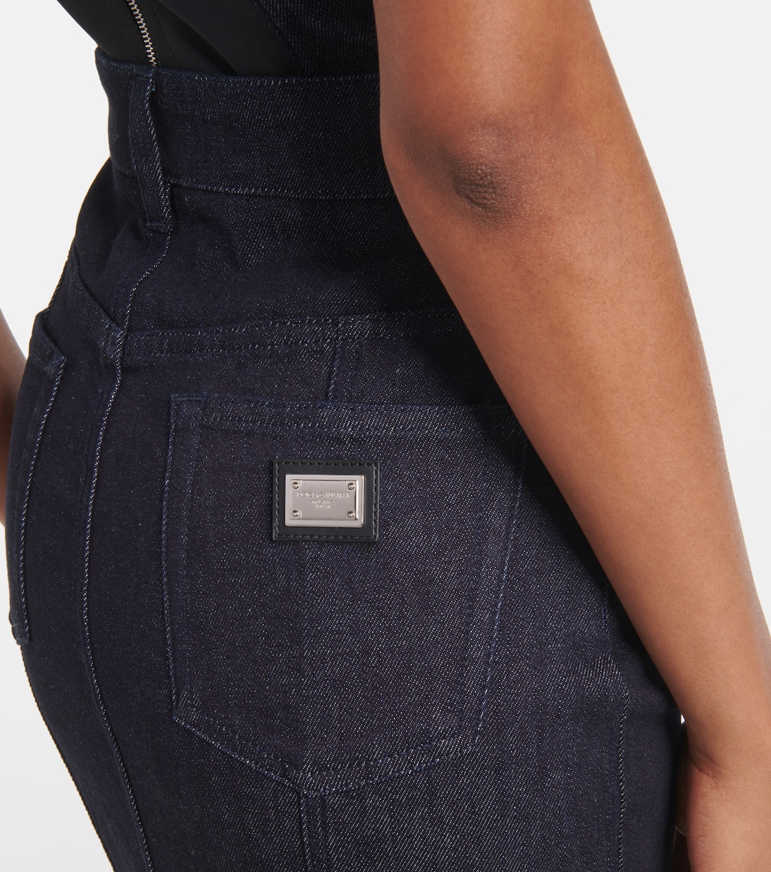 Falda midi de denim | Dolce&Gabbana