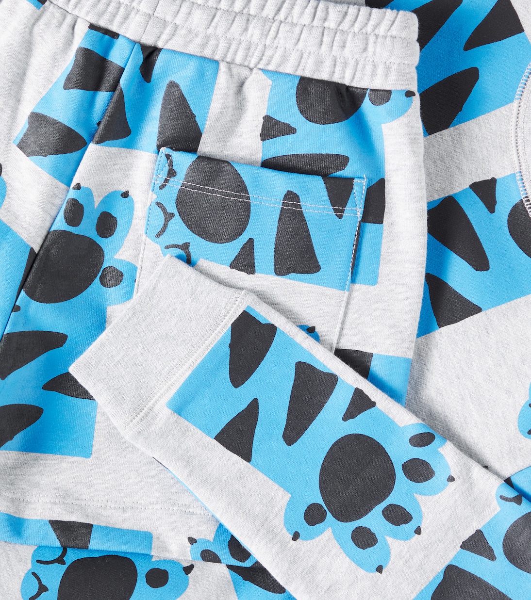 Cotton fleece sweatshirt and shorts set | Stella McCartney Kids