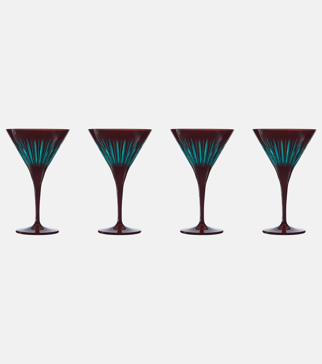 Set Prism aus vier Martinigläsern | L'Objet