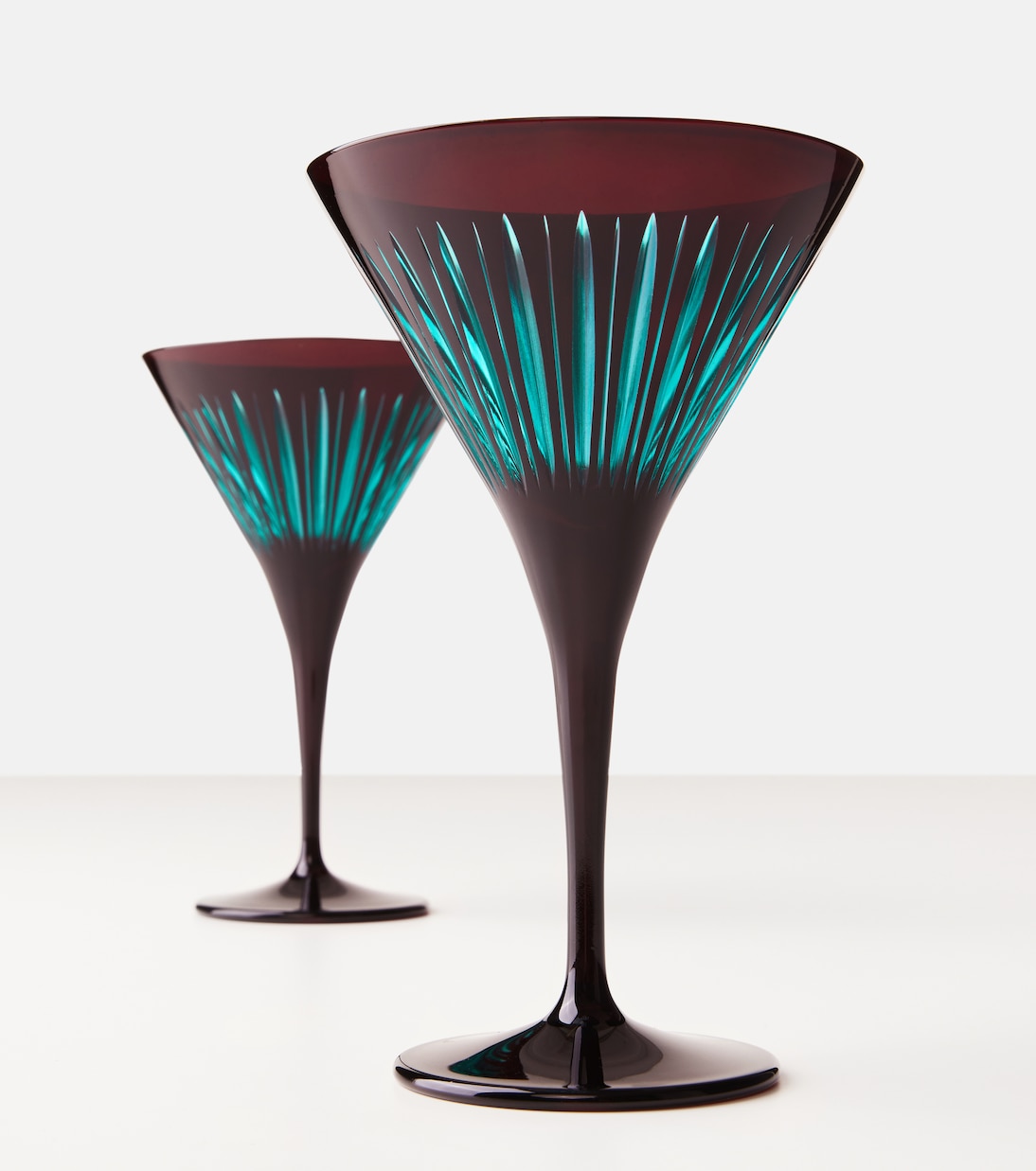 Set Prism aus vier Martinigläsern | L'Objet