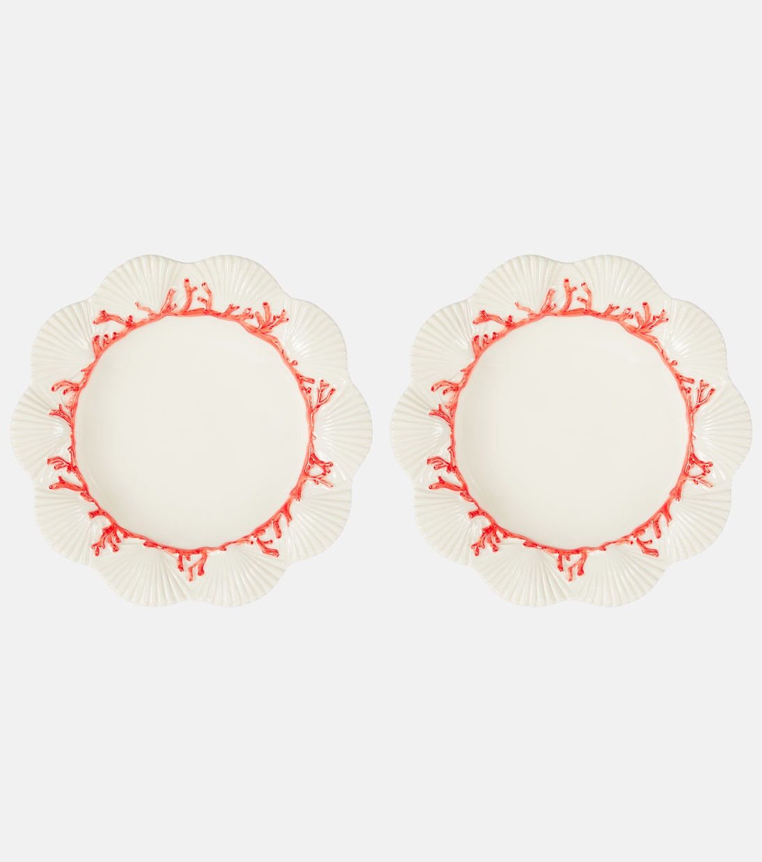 Set Saint Jacques aus zwei Suppentellern  | Les-Ottomans