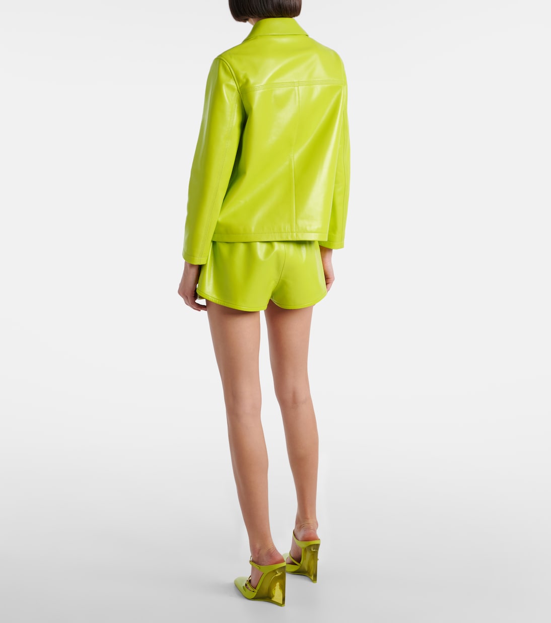 Lederjacke Interlocking G | Gucci