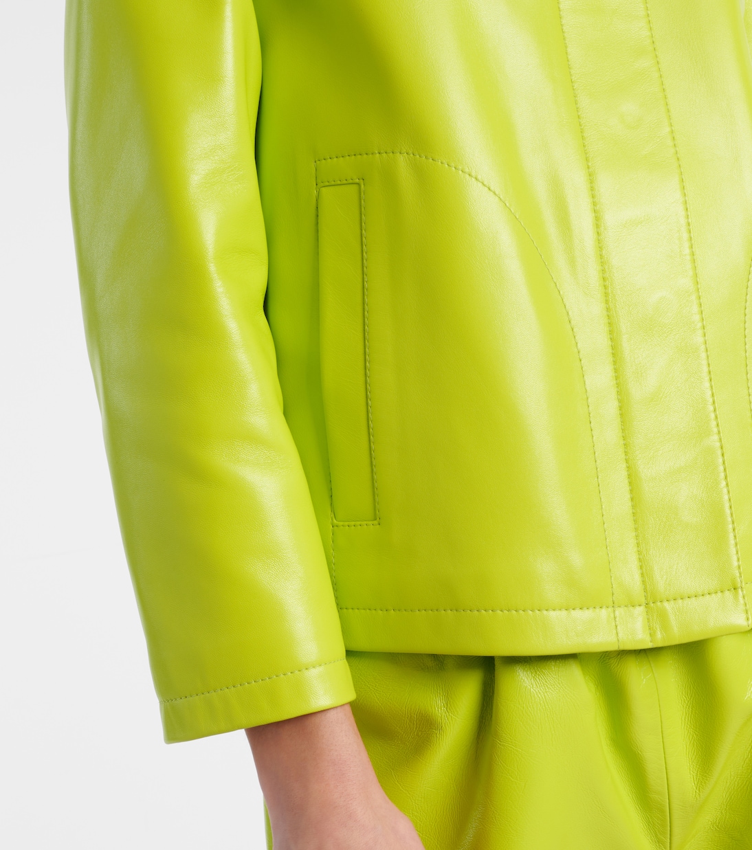 Lederjacke Interlocking G | Gucci