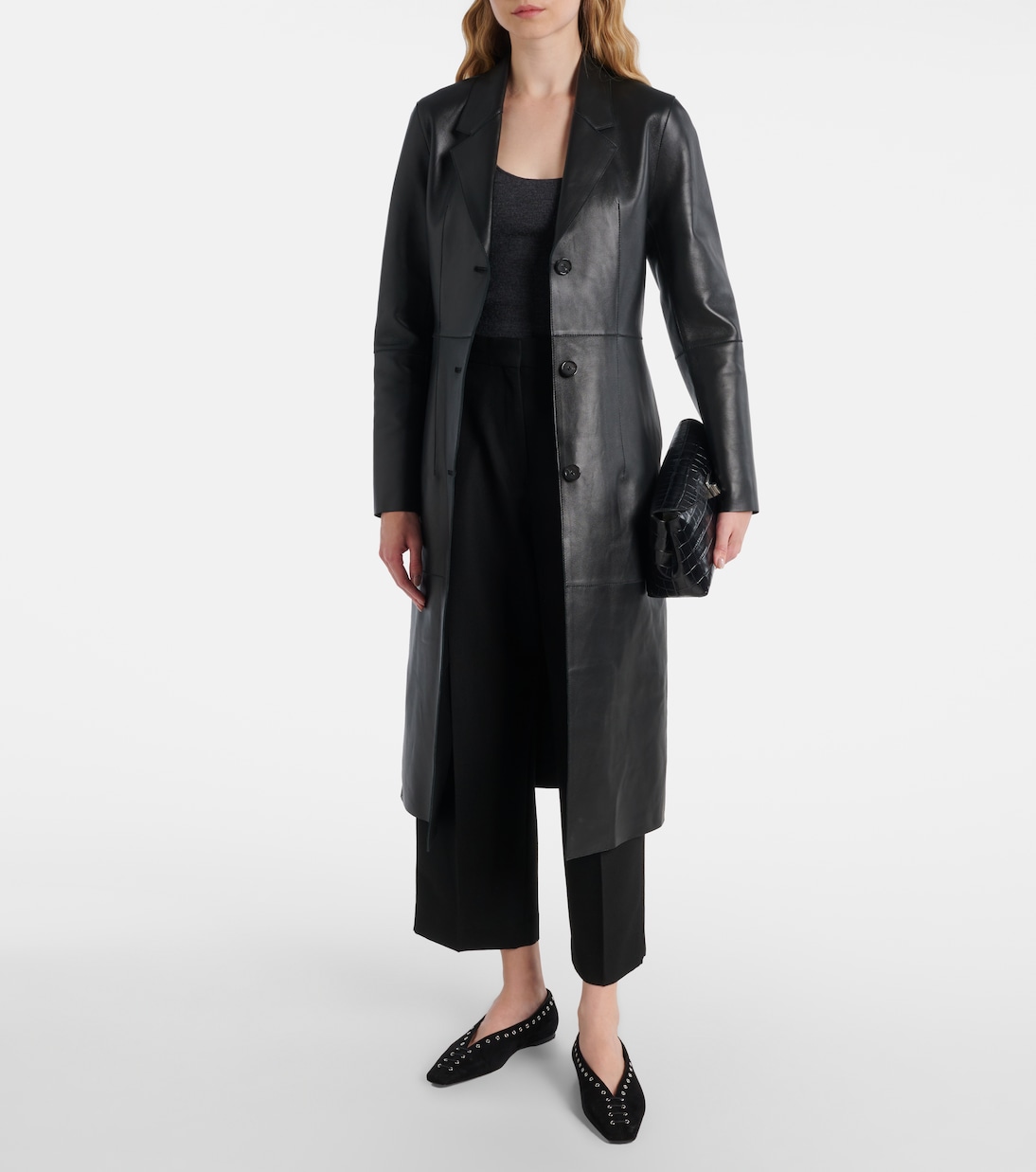 Manteau en cuir | Toteme