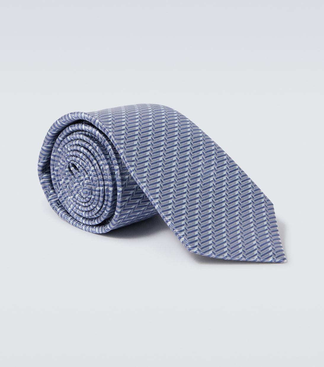 Cravate en jacquard de soie  | Giorgio Armani