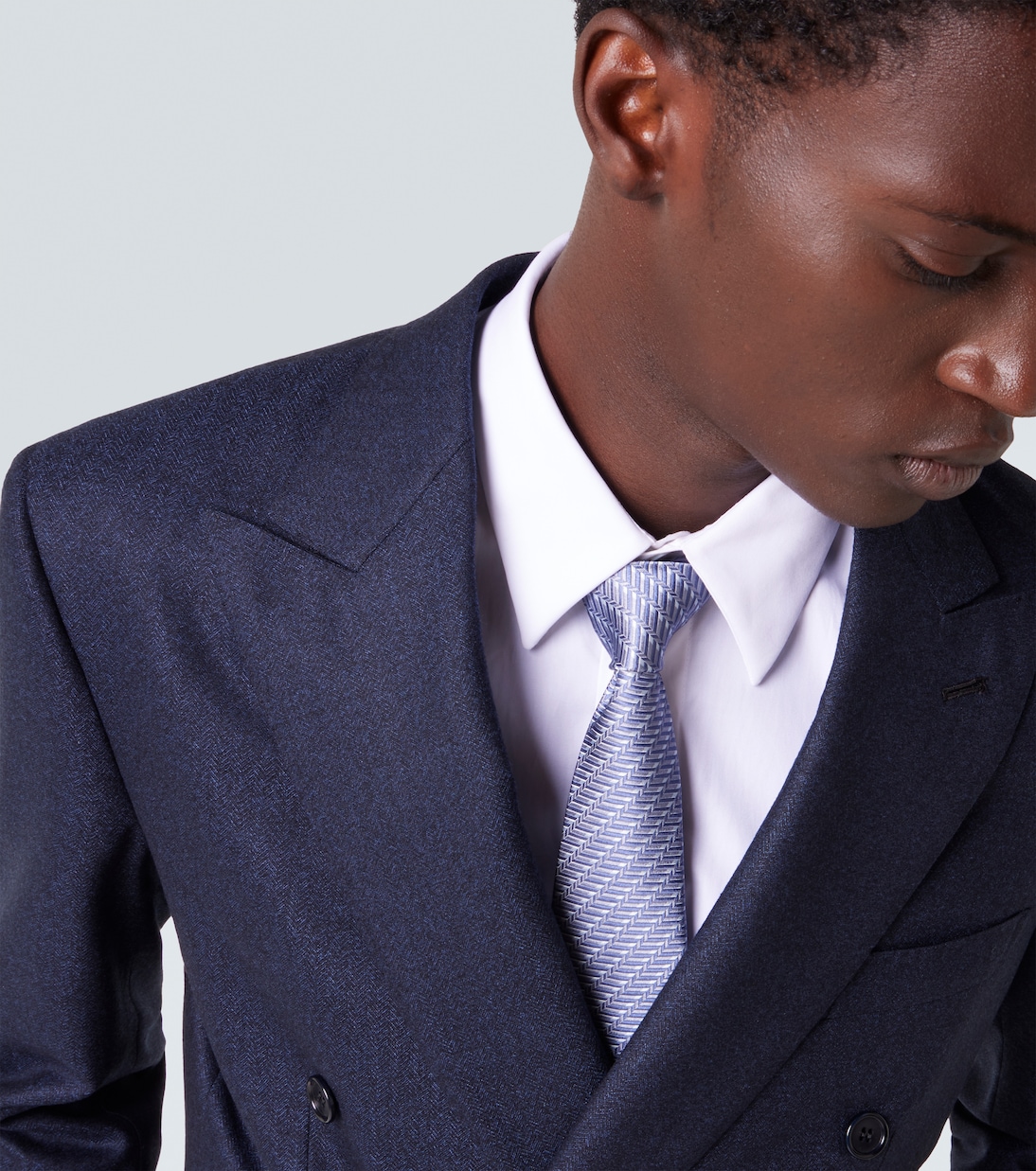 Silk jacquard tie  | Giorgio Armani