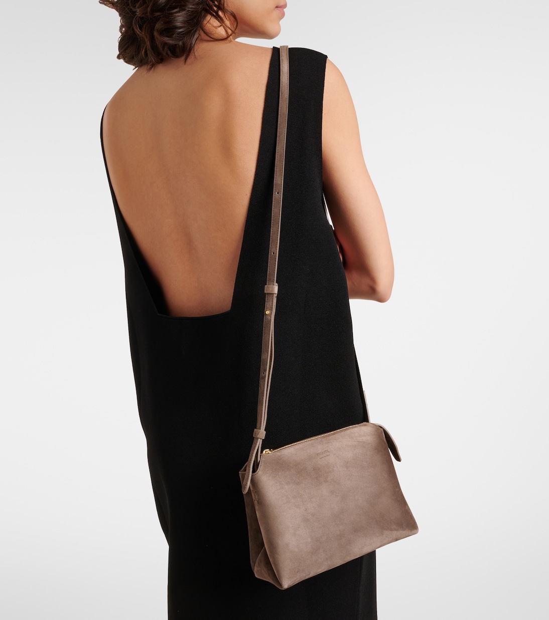 Lina suede crossbody bag | Khaite