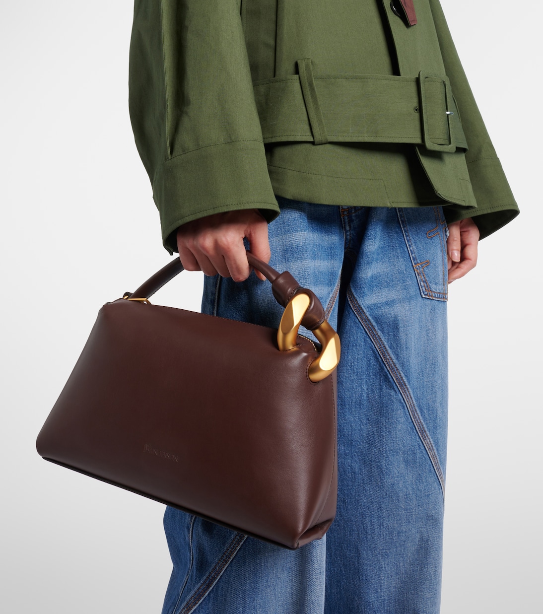 Borsa JWA Corner in pelle | JW Anderson