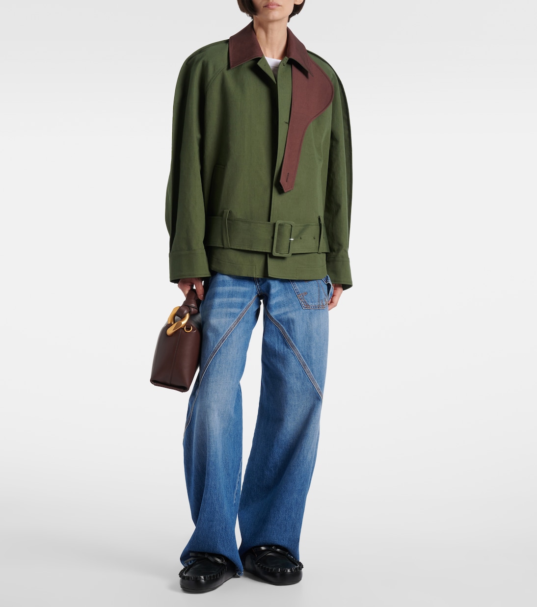 Borsa JWA Corner in pelle | JW Anderson