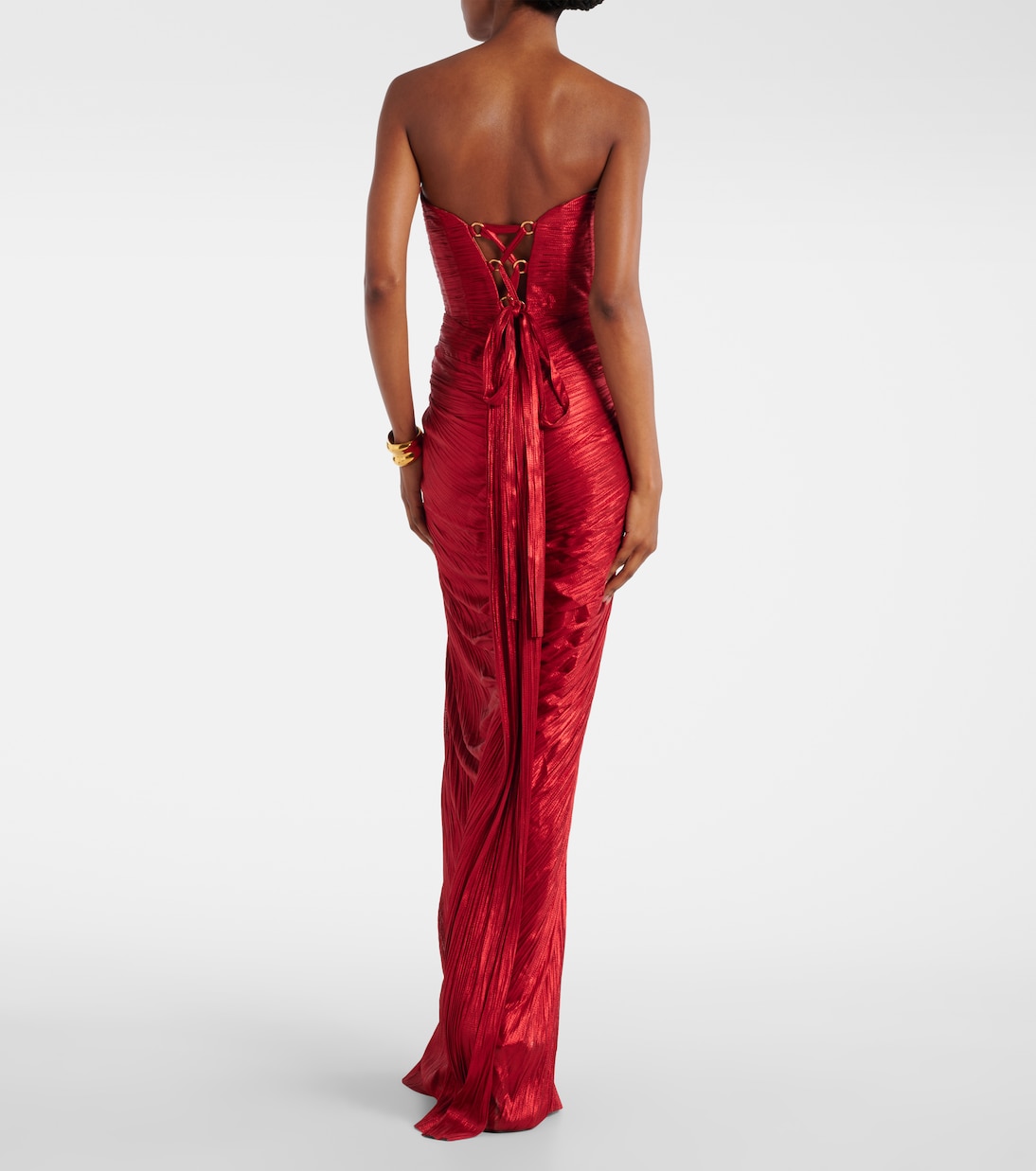 Kiera silk tulle corset gown | Maria Lucia Hohan