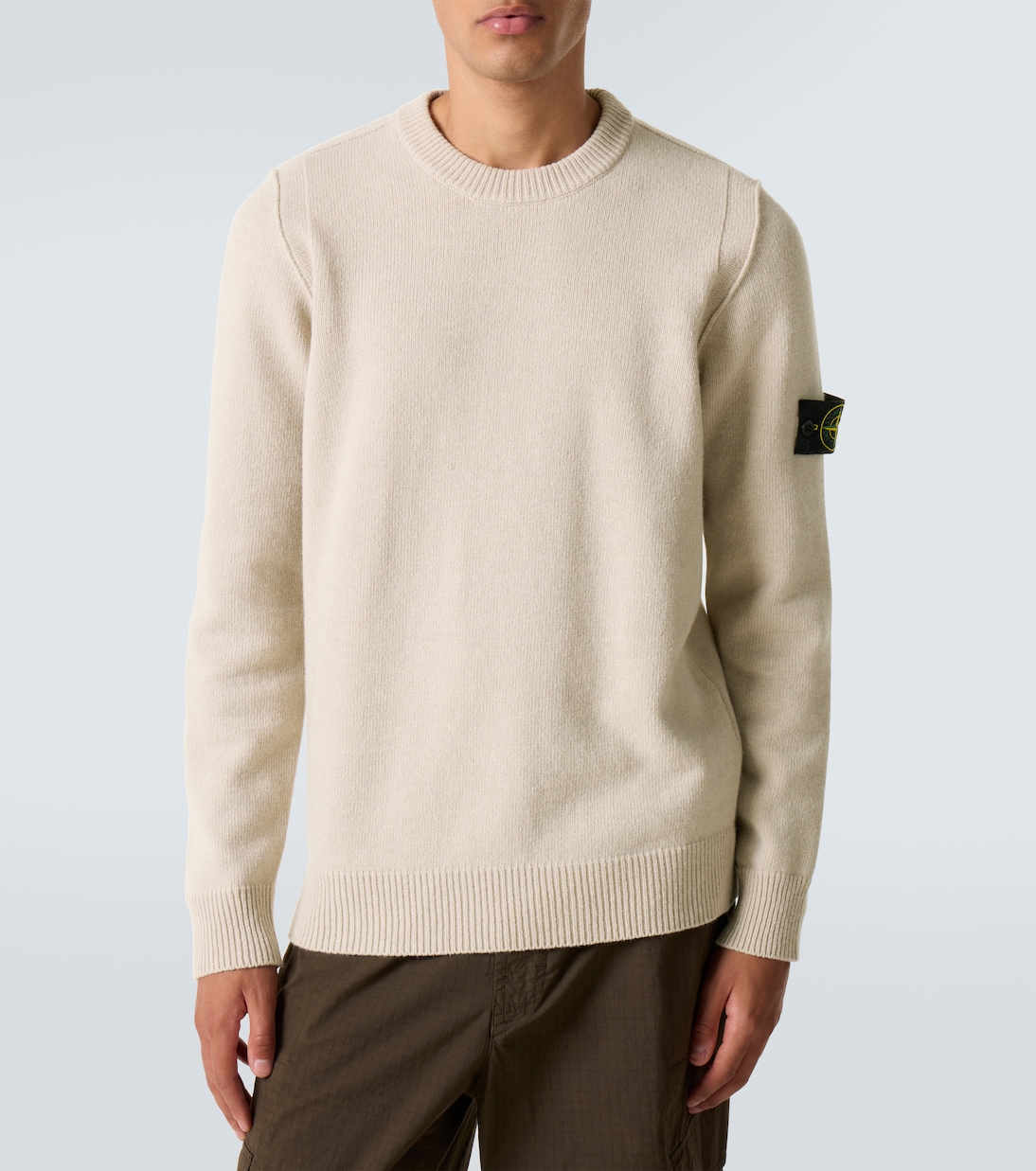 Compass wool-blend sweater | Stone Island