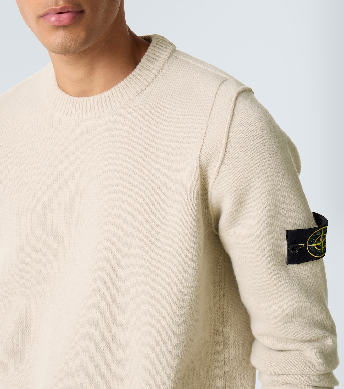 Compass wool-blend sweater | Stone Island