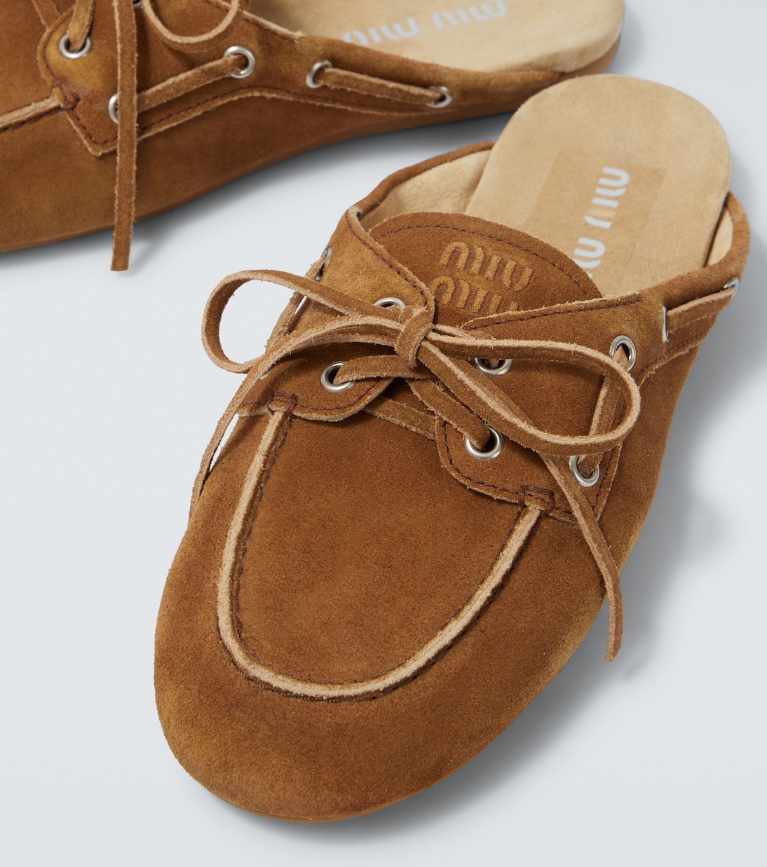 Suede mules | Miu Miu