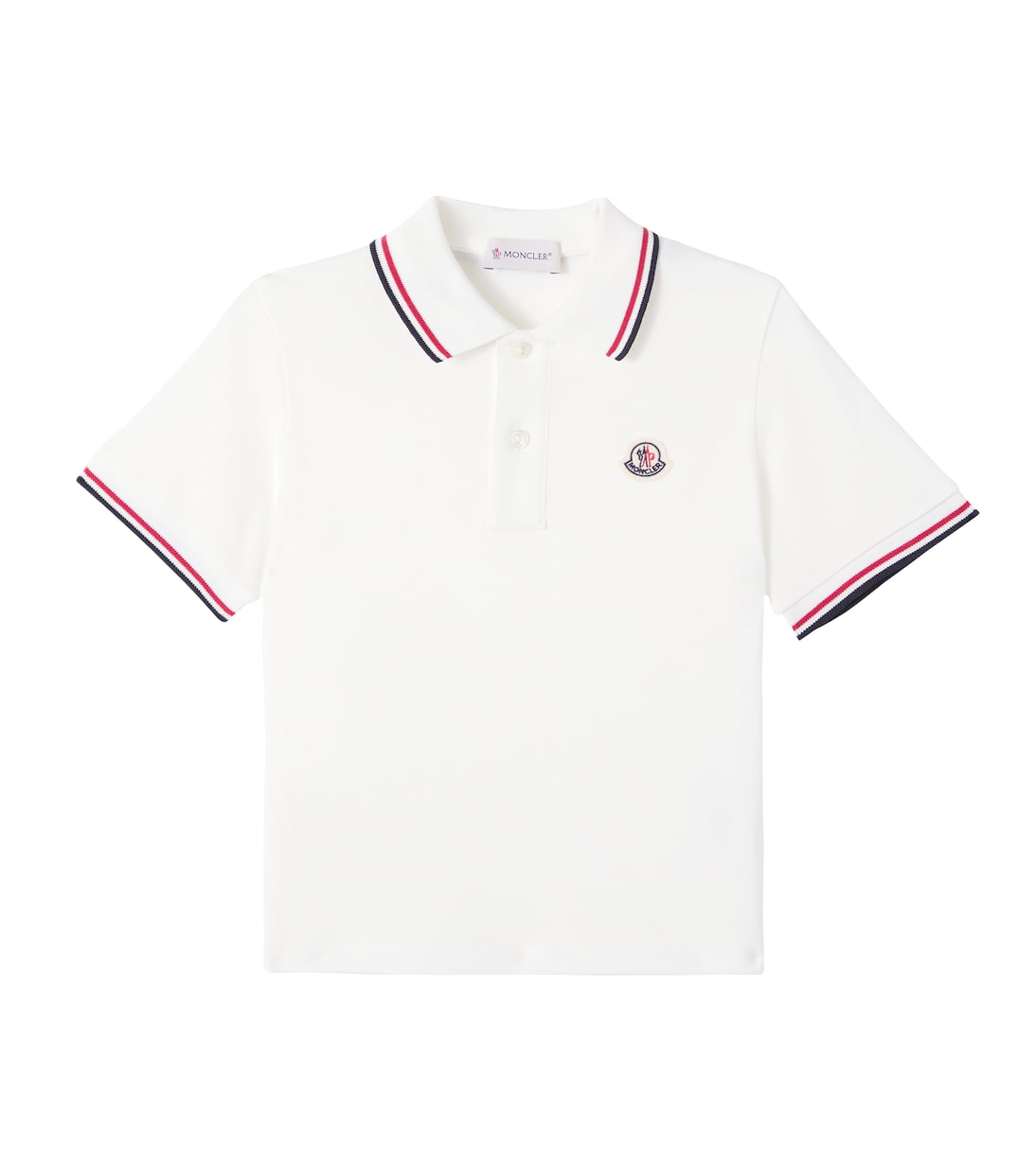 Logo棉质与珠地布Polo衫 | Moncler Enfant