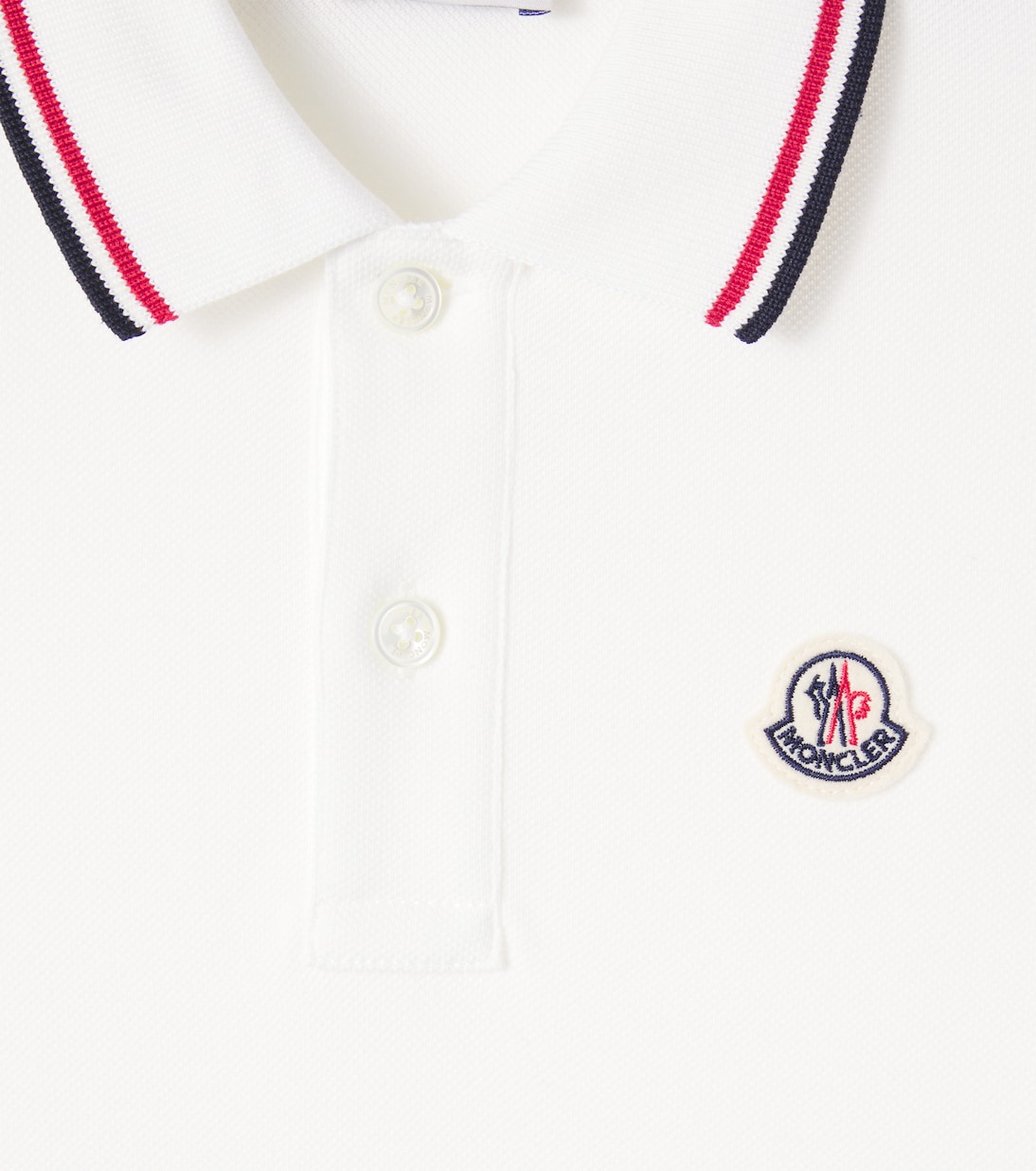 Logo棉质与珠地布Polo衫 | Moncler Enfant