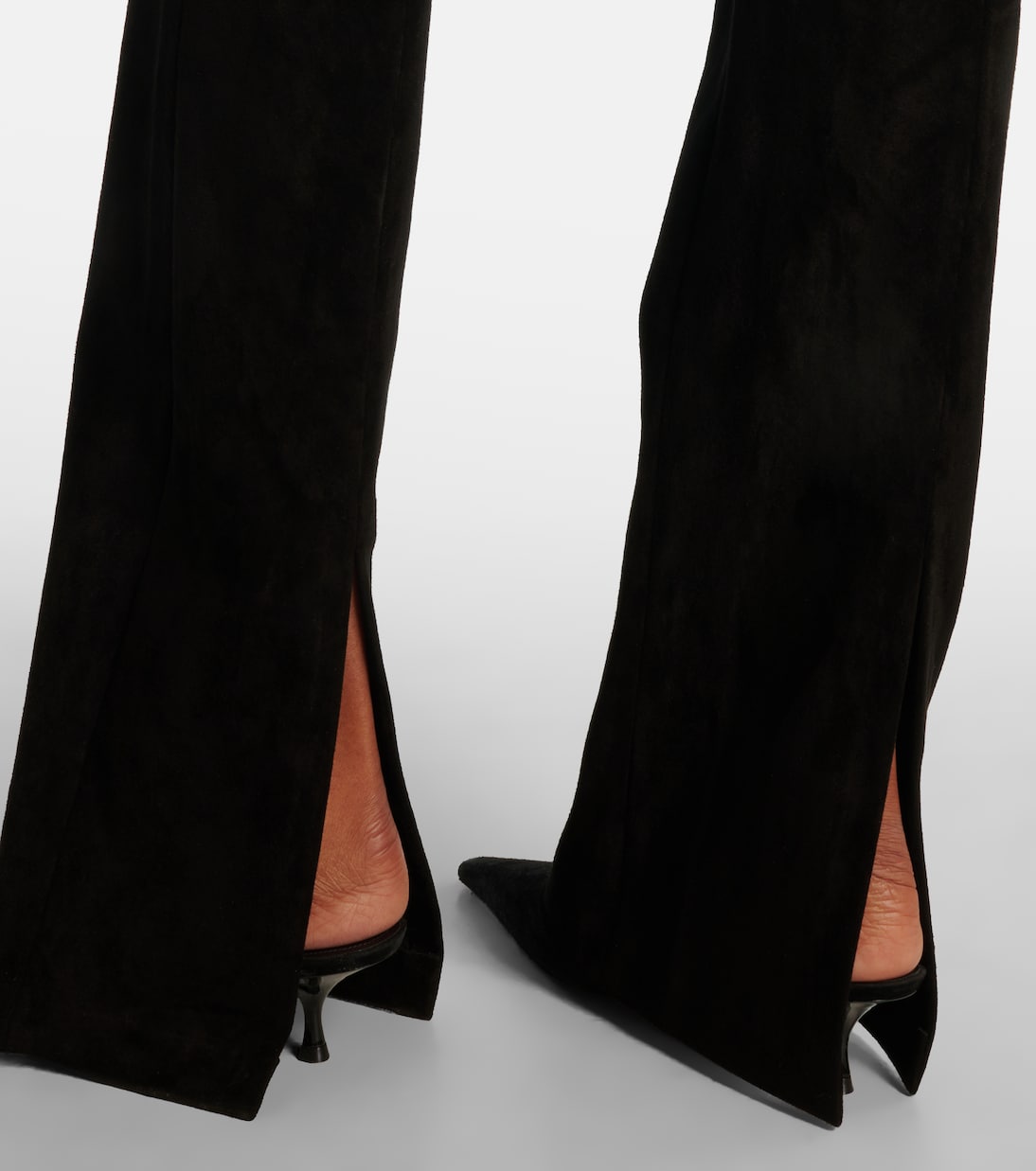 Kam 24 suede flared pants | Stouls