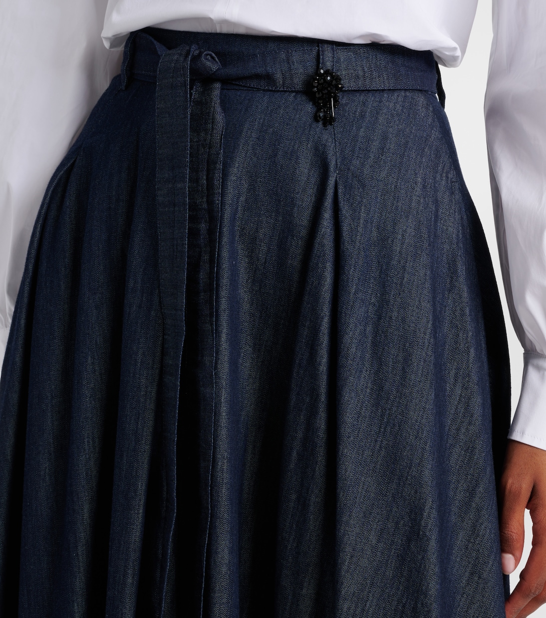 Maxirock Amanda aus Chambray | 'S Max Mara