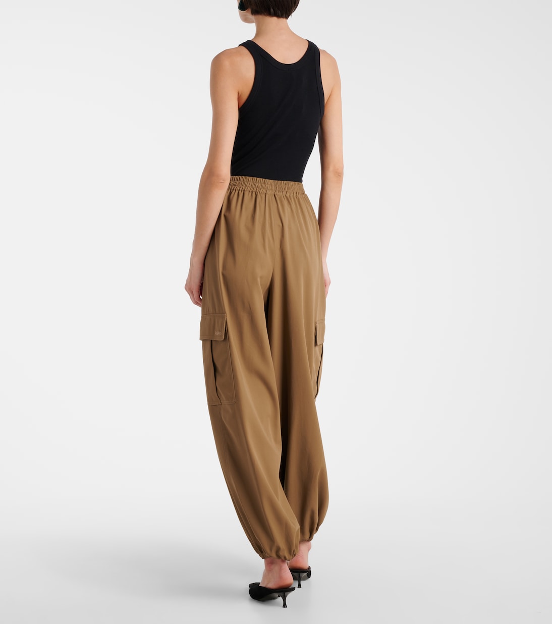 Glauco cotton twill wide-leg pants  | Max Mara