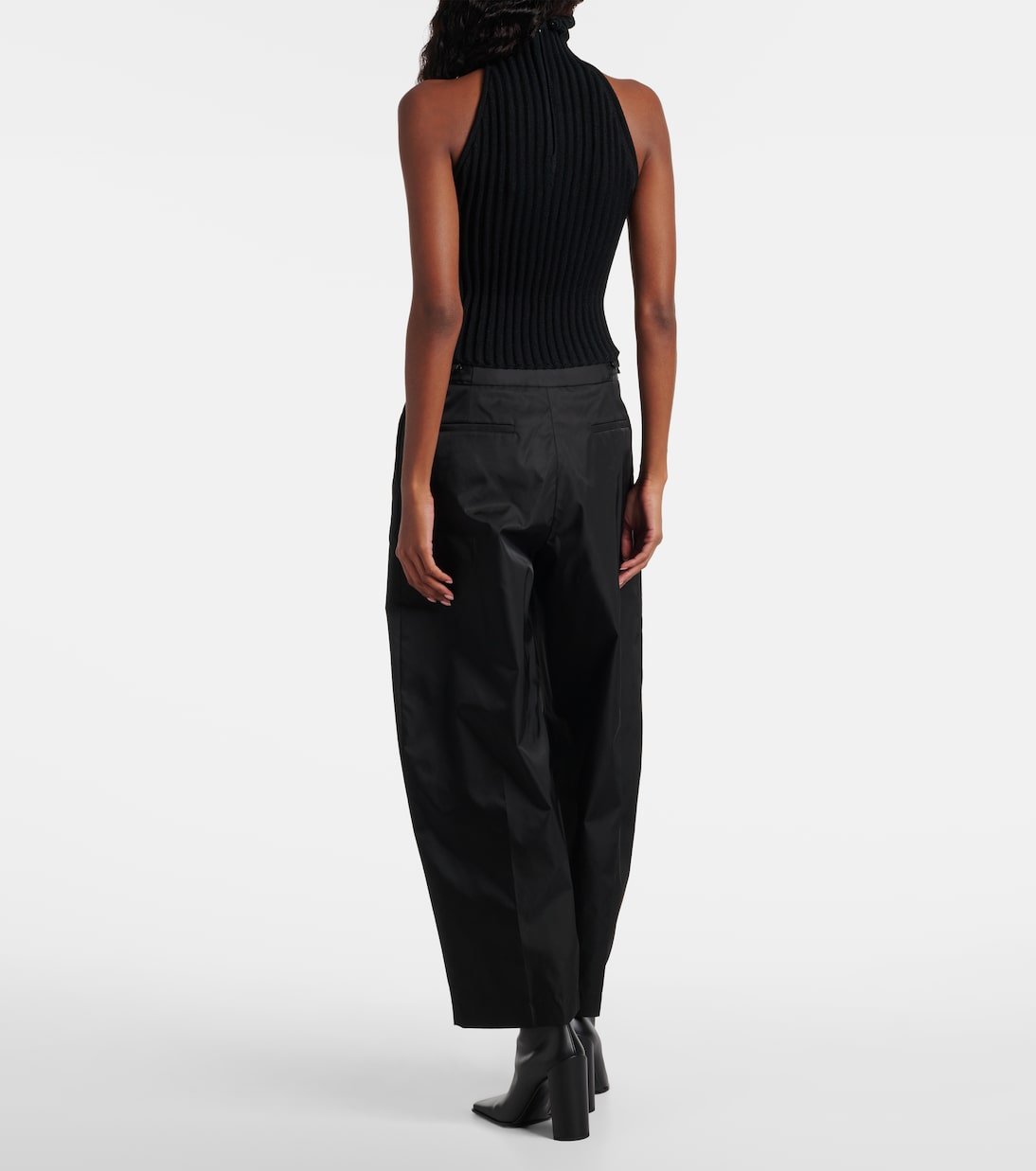 Ribbed-knit turtleneck top | Alaïa