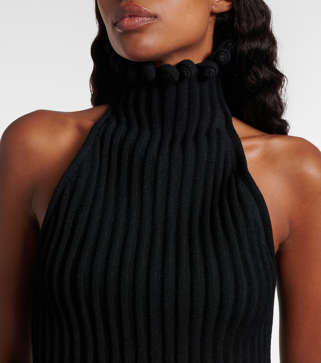 Ribbed-knit turtleneck top | Alaïa