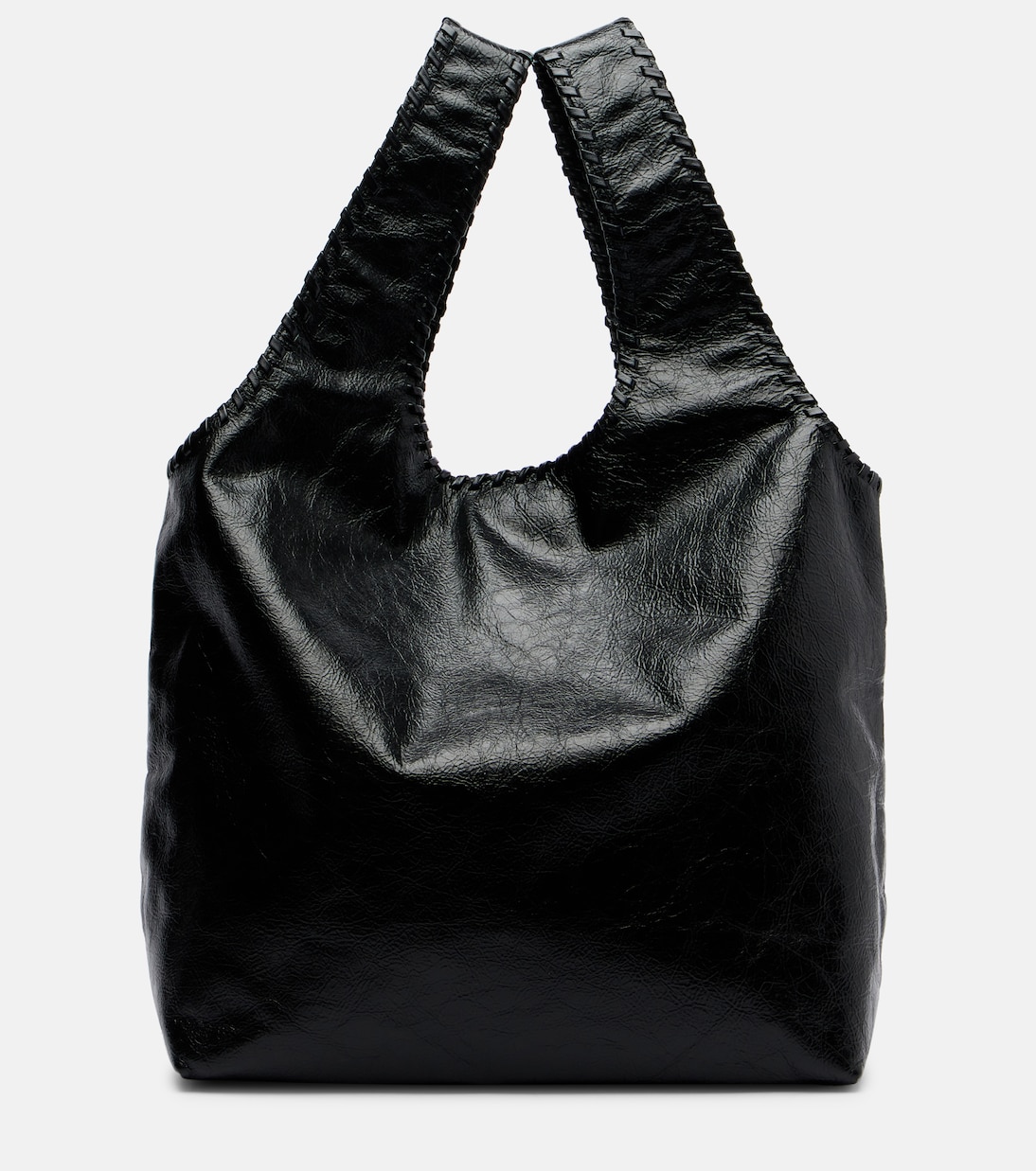 March Large leather tote bag | Dries Van Noten