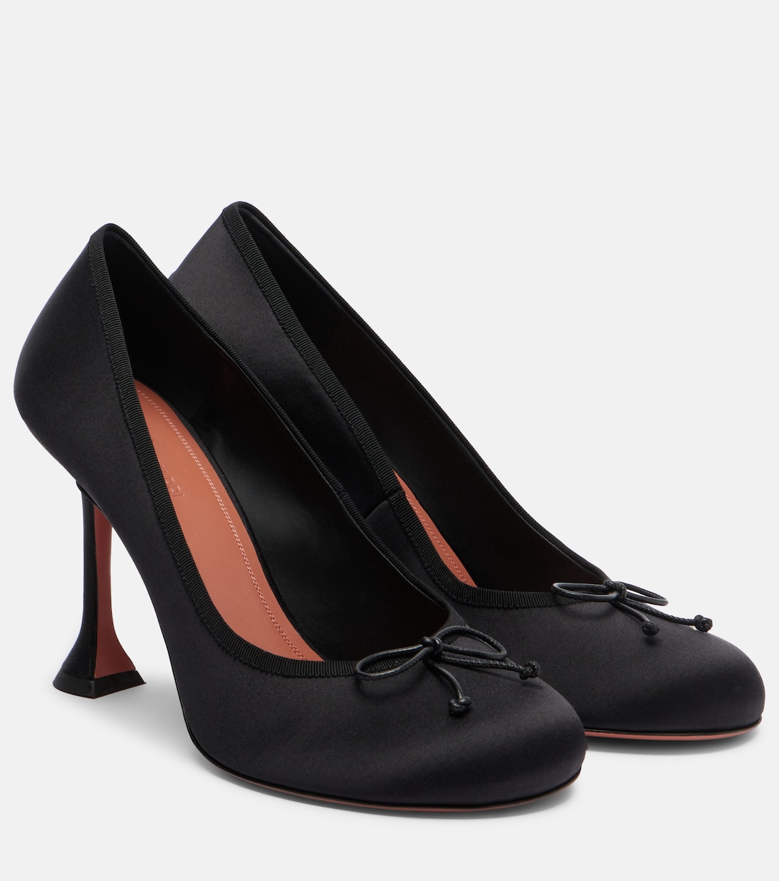 Lila 95 satin pumps | Amina Muaddi