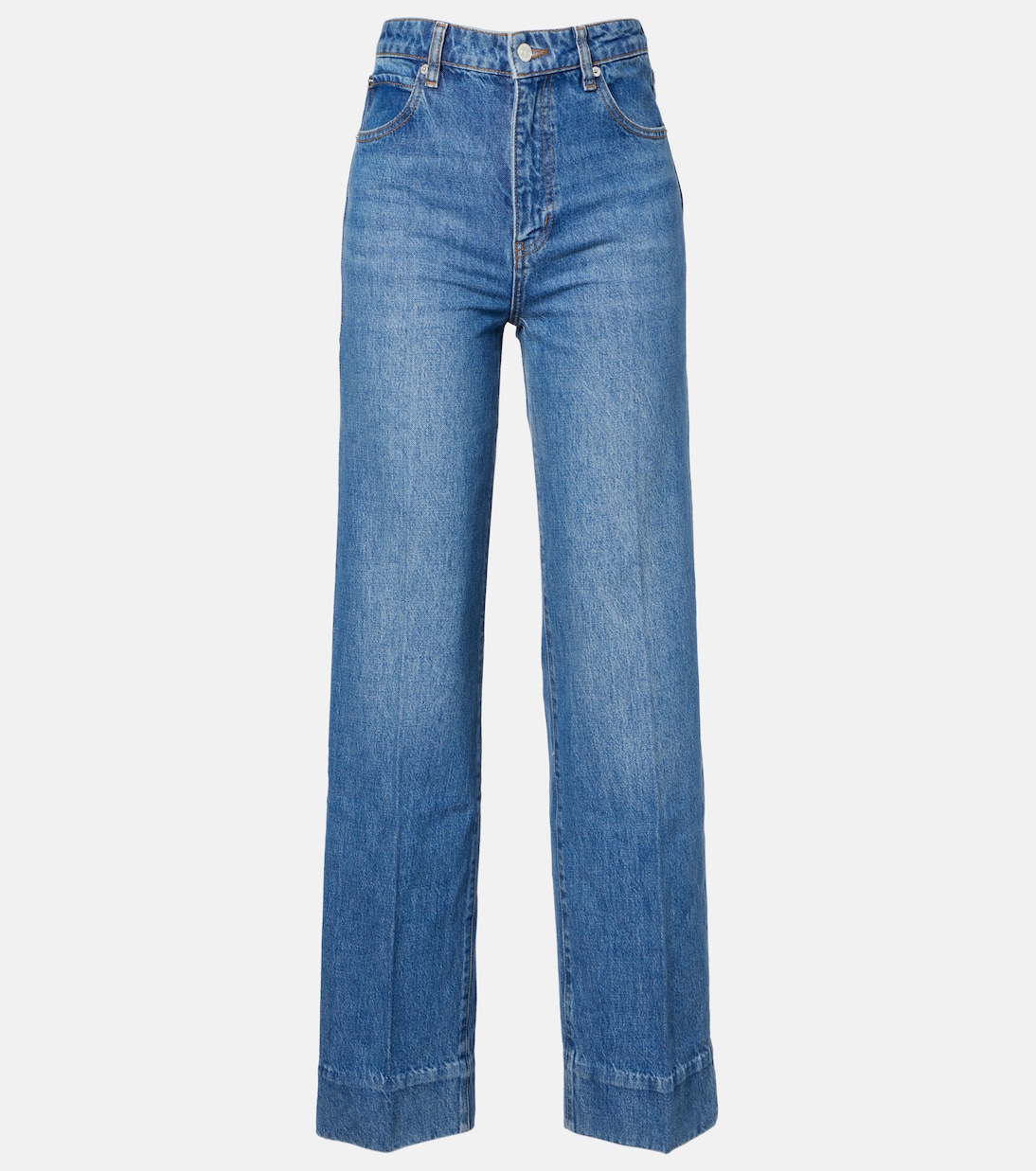 Loose mid-rise wide-leg jeans | Frame
