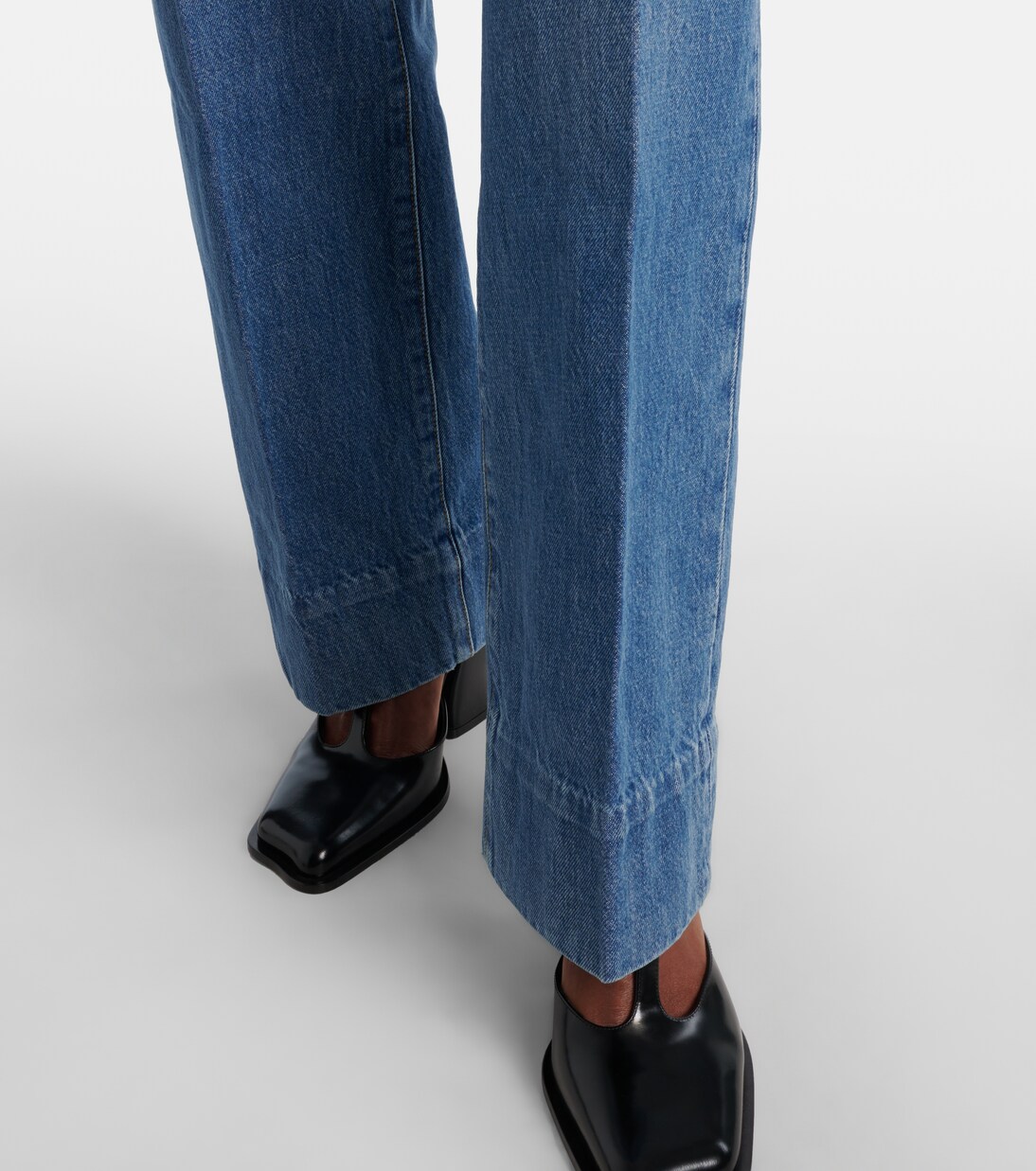 Loose mid-rise wide-leg jeans | Frame