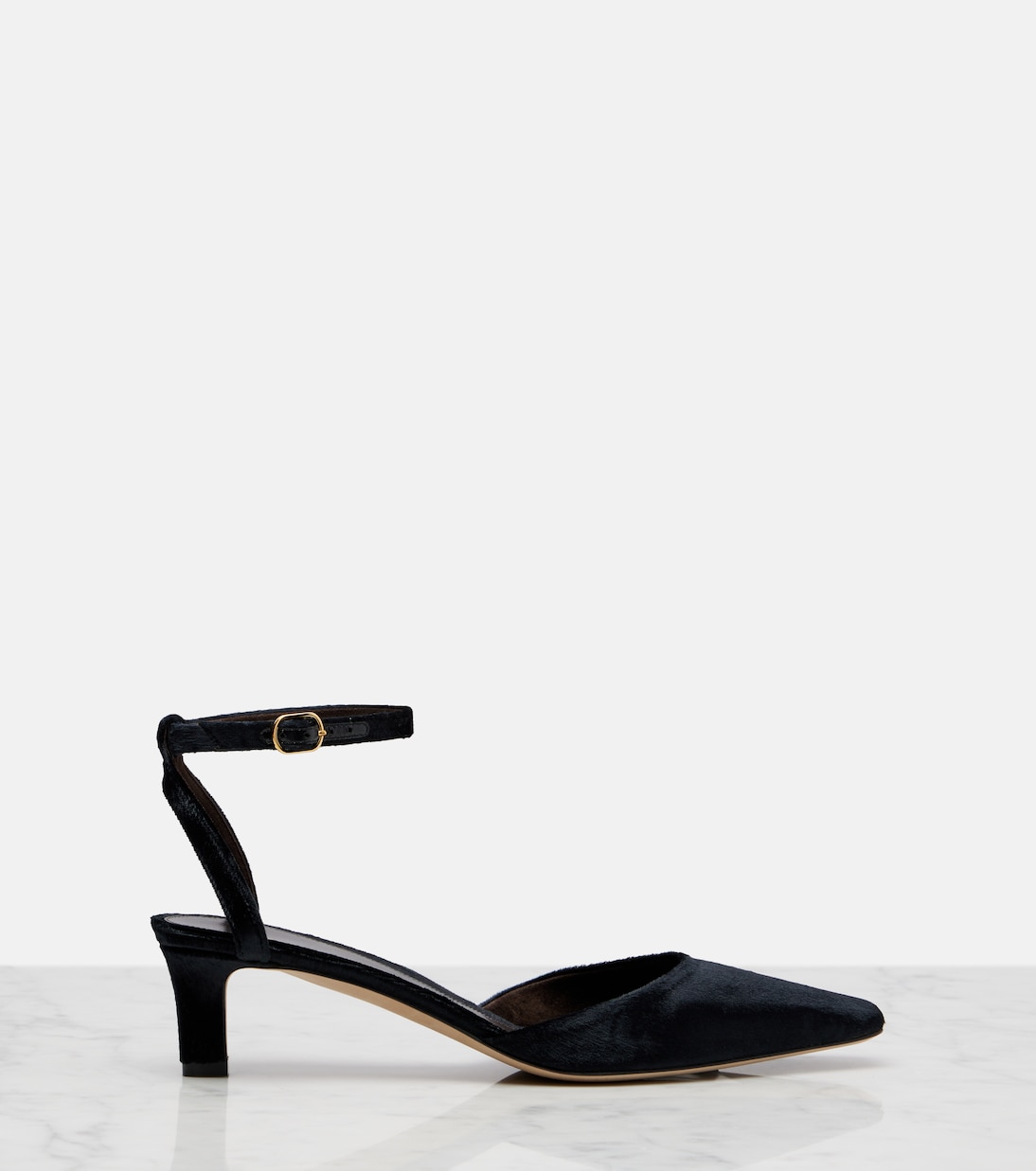 Carla 45 velvet pumps | The Row